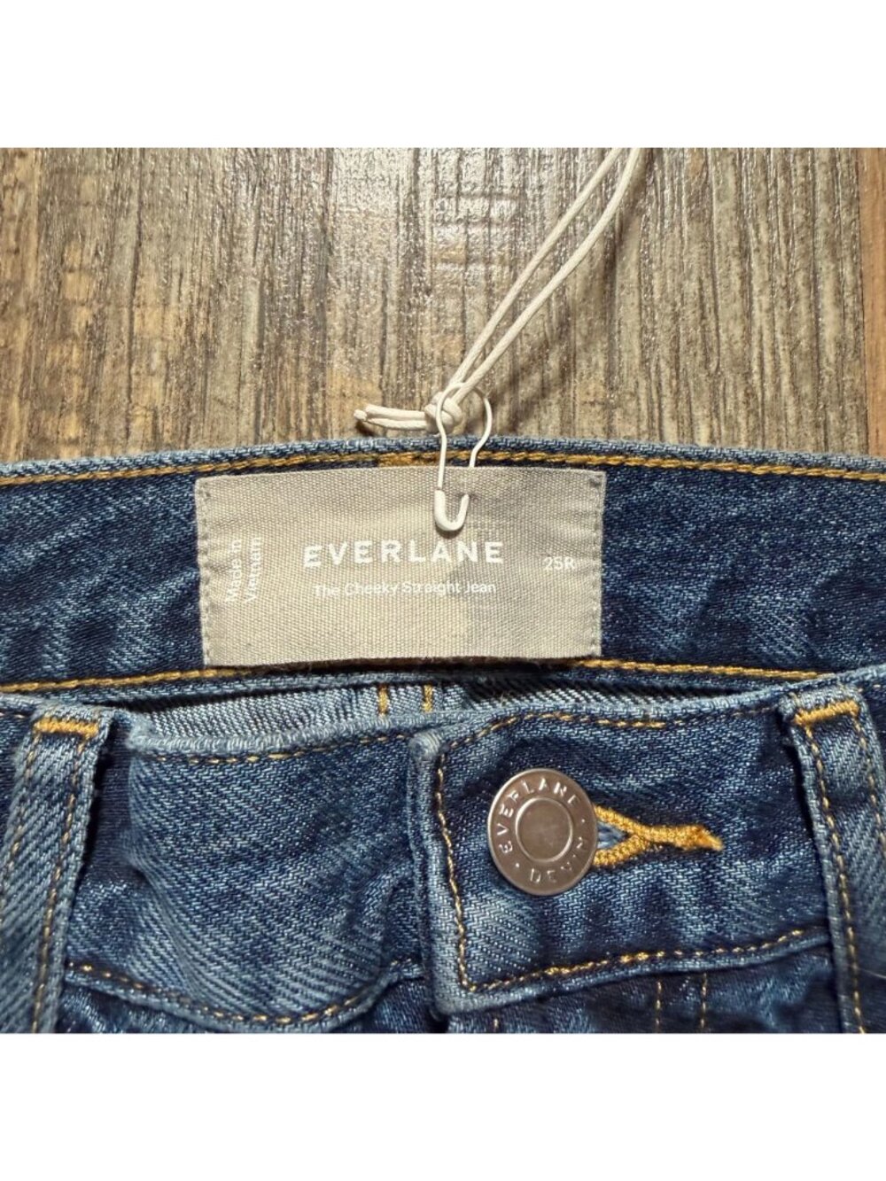 Everlane The Cheeky Relaxed Straight Jeans Women's Size 25 Regular NWT - Picture 4 of 5